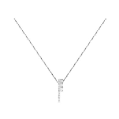 Collier Art Déco en or blanc et diamants