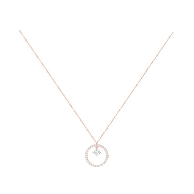 Collier 1897 en or rose, diamant et entourage diamants