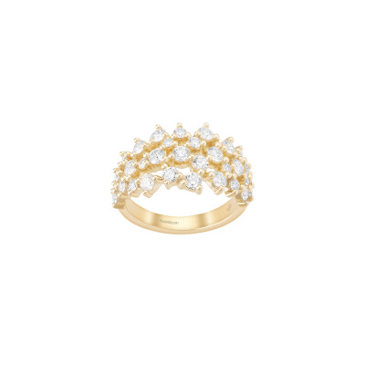 Bague Infini en or jaune et diamants