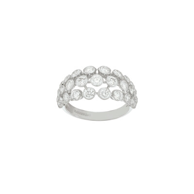 Bague Bulles en or blanc et diamants