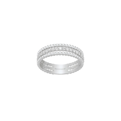 Bague Luna B en or blanc et diamants