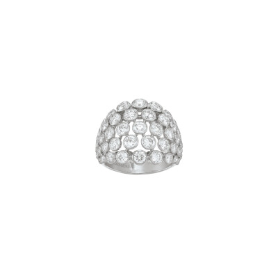 Bague Bulles en or blanc et diamants