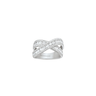 Bague 1897 en or blanc et diamants
