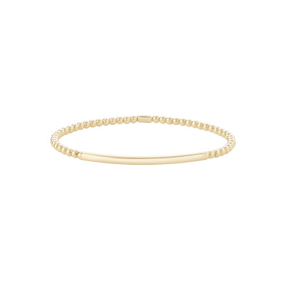 Bracelet flexible en or jaune