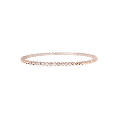 Bracelet Bulles en or rose et diamants