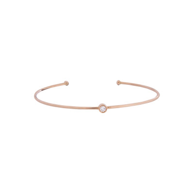 Bracelet Bulles en or rose et diamant
