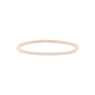 Bracelet Bulles en or rose et diamants