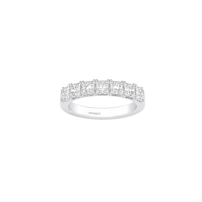 Alliance Art Déco en or blanc et diamants