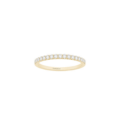 Alliance Infini en or jaune et diamants