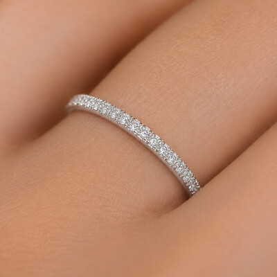Alliance Infini en or blanc et diamants
