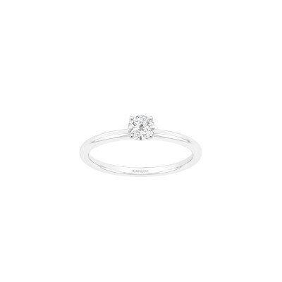 Bague Infini en or blanc et diamant certifié