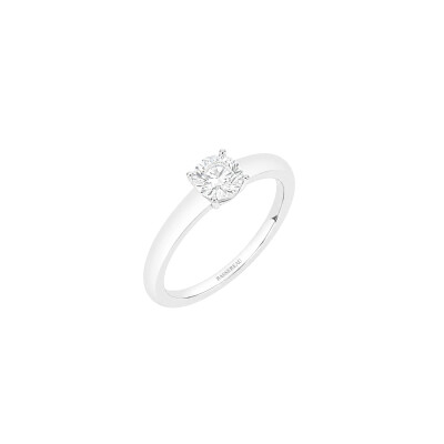 Bague Infini en or blanc et diamant certifié