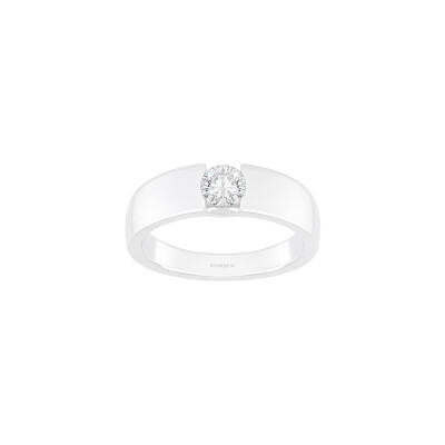 Bague Bulles en or blanc et diamant certifié