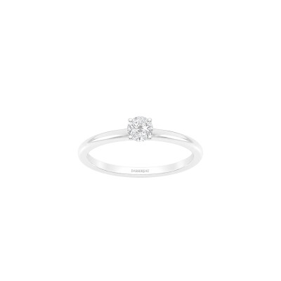 Bague Infini en or blanc et diamant certifié