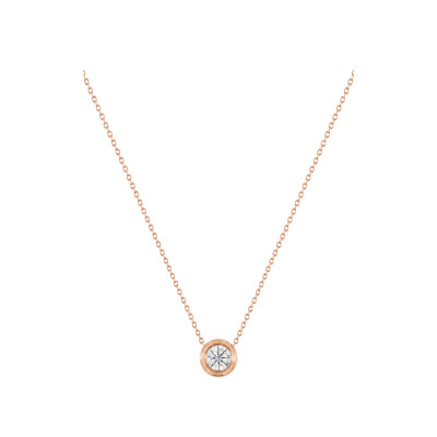 Collier Bulles en or rose et diamant