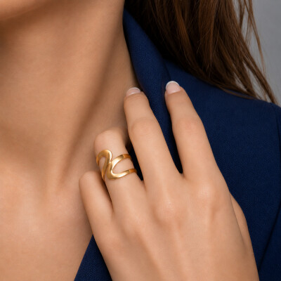 Bague Luna B en or rose