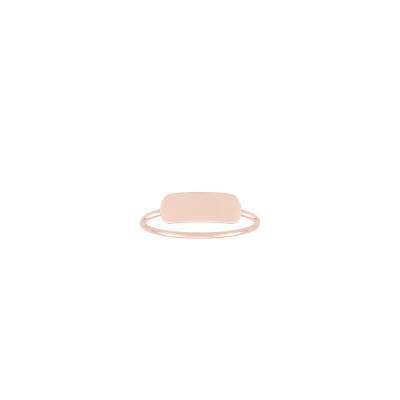 Bague en or rose