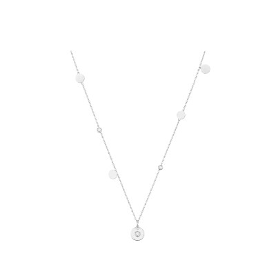 Collier Luna B en or blanc et diamants