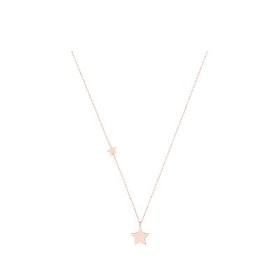 Collier Luna B étoile en or rose