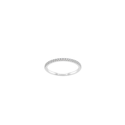 Bague en or blanc et diamants