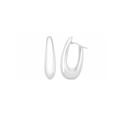 Boucles d'oreilles en or blanc
