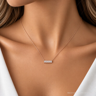 Collier SoHo en or rose et diamants