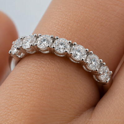 Alliance Infini en or blanc et diamants