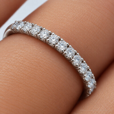Alliance Infini en or blanc et diamants