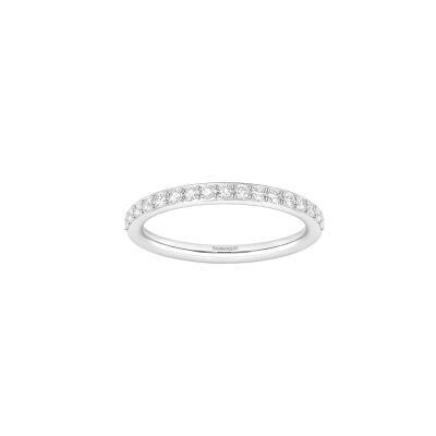 Alliance Infini en or blanc et diamants