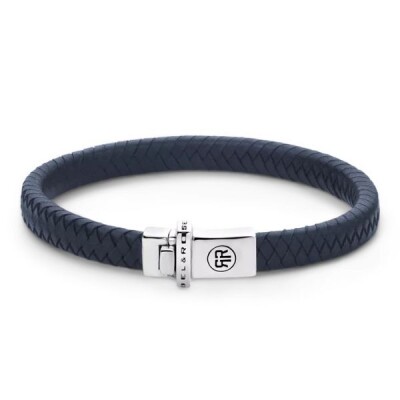 Bracelet Rebel et Rose Small Braided Navy