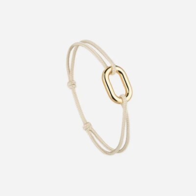 Bracelet Le Vent à la Française -  Maillon Plat 16mm Plaqué Or