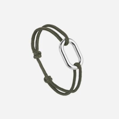 Bracelet Le Vent à La Française - Maillon Plat 22mm Plaqué Argent