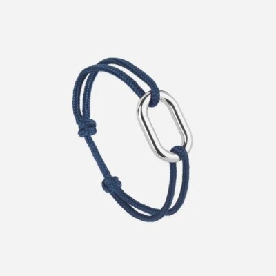 Bracelet Le Vent à La Française - Maillon Plat 22mm Plaqué Argent