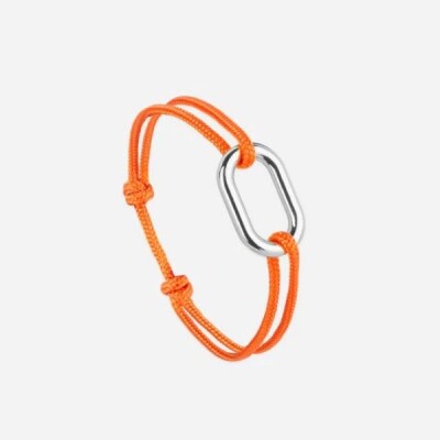 Bracelet Le Vent à La Française - Maillon Plat 22mm Plaqué Argent