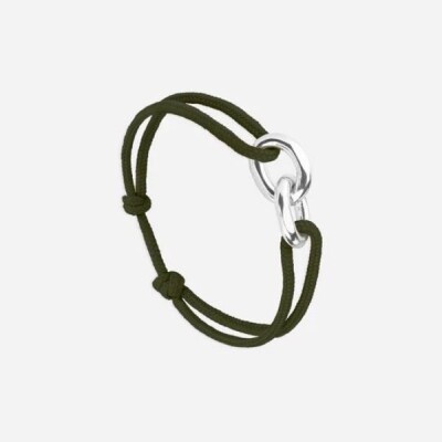 Bracelet Le Vent à La Française - Double Maillons Union Plaqué Argent