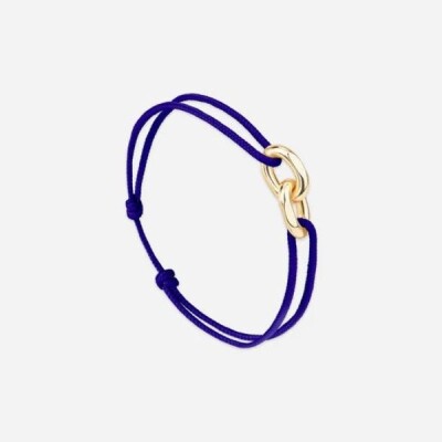 Bracelet Le Vent à La Française - Double Maillons Union Plaqué Or