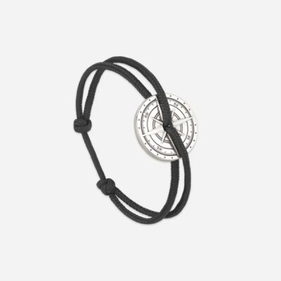 Bracelet Le Vent à La Française - Rose Des Vents Argent Vieilli