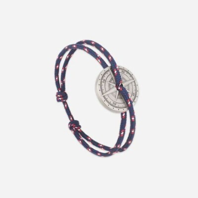 Bracelet Le Vent à La Française- Rose Des Vents Argent Vieilli