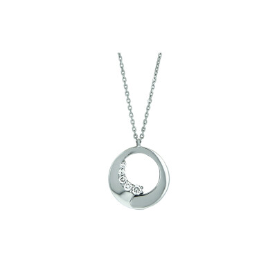 Collier Or Gris Envol Diamants