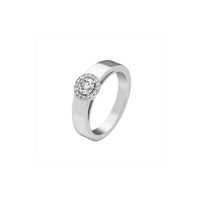 Bague B&F My Haute Joaillerie Sélection Calista en or blanc et diamants