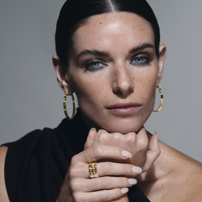 Boucles d'oreilles Nouvel Héritage Mood Monday Single en or jaune et diamants