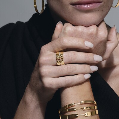 Bague Nouvel Héritage Mood Monday Morn. PM en or jaune et diamants