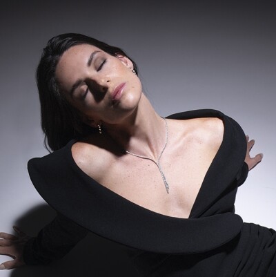 Collier Cravate B&F My Haute Joaillerie Sélection or blanc et en diamants