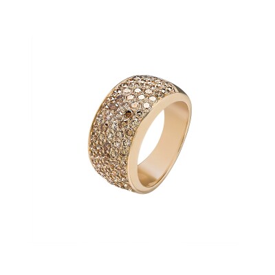 Bague Champagne B&F My Haute Joaillerie, or rose et diamants cognac