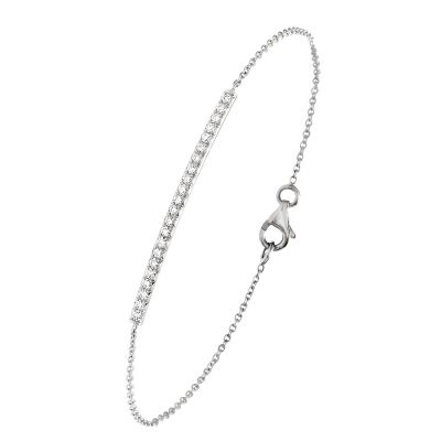 Bracelet B&F My Haute Joaillerie Bow, or blanc et diamants