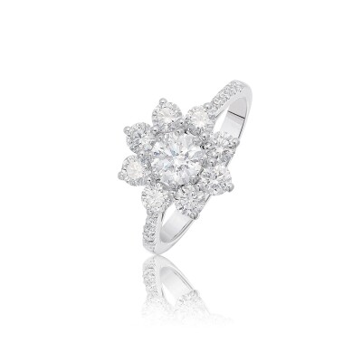 Bague B&F My Haute Joaillerie Kate, or blanc et diamants