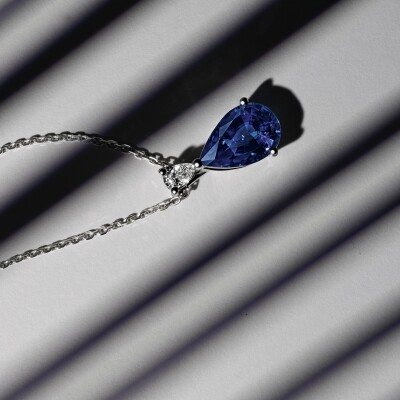Collier B&F My Haute Joaillerie Saphir Poire