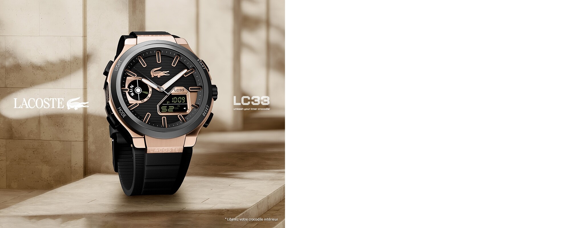 Les montres Lacoste