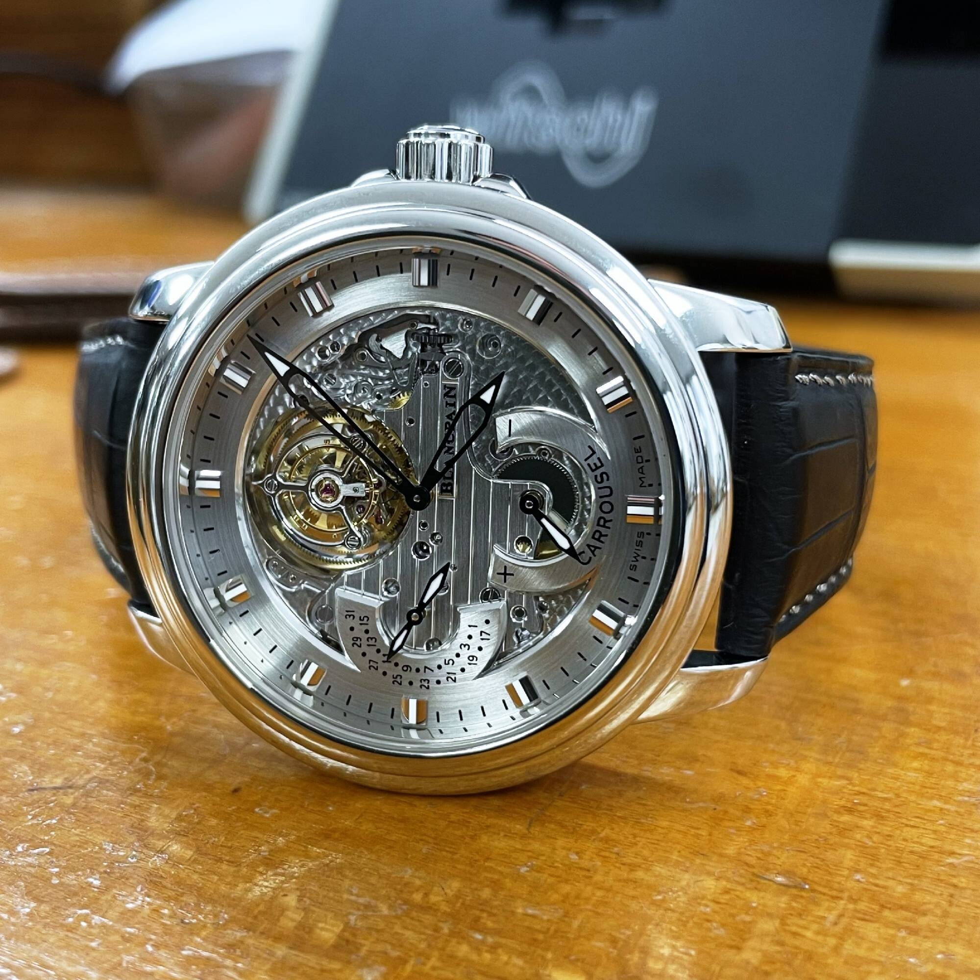 Achat Montre Blancpain Villeret Tourbillon Carrousel une minute d