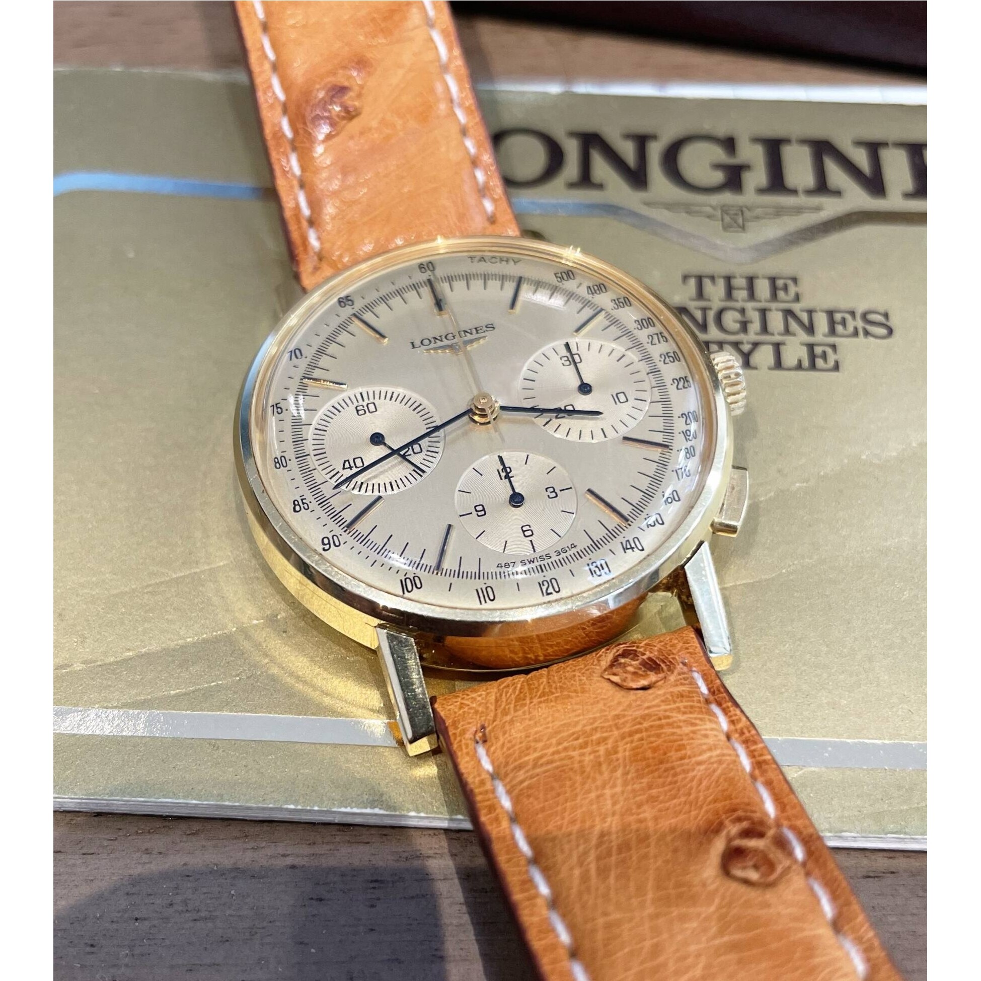 MONTRE LONGINES CHRONOGRAPHE VALJOUX 726 REF 3614